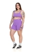 SHORT CROSS LILÁS - loja online