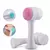 Pincel de limpeza facial 3D com cerdas macias/ponta dupla/esfoliador de cravos/massageador - Joyce Dutra Silveira