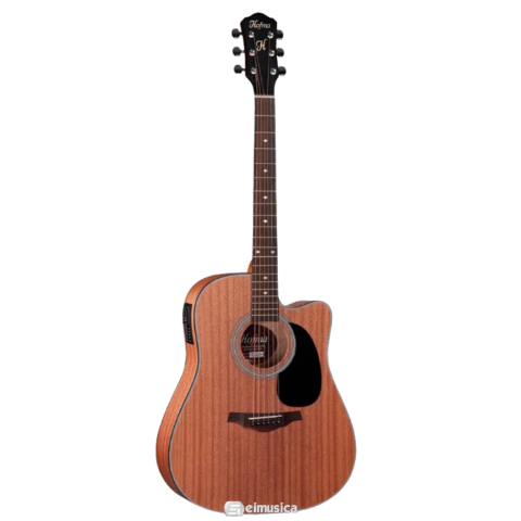 Violao Hofma HMF250 Folk Eletroacustico Cordas Aço Cor STNT