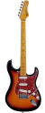 Guitarra Tagima Strato TG530 StratocasterSSS Escala Clara TT Sunburst SB