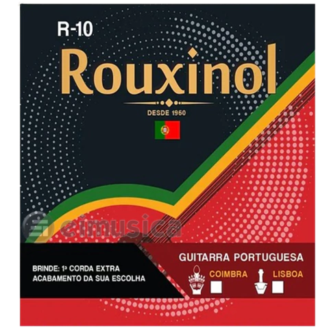 Encordoamento Rouxinol R10 Guitarra Portuguesa Coimbra