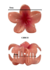 Broche Hawaiano Coral - comprar online