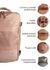 Mochila Viajera Rosa - Accesorios CM