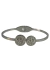 Esclava Bvlgari Strass Plateada - comprar online
