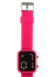 Reloj Brooklyn Cuadrado Corazón Fucsia - Accesorios CM
