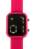 Reloj Brooklyn Cuadrado Corazón Fucsia