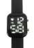 Reloj Brooklyn Cuadrado Corazón Negro