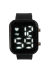 Reloj Brooklyn Cuadrado Corazón Negro - comprar online