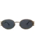 Gafas Versace Negro con Dorado PREMIUM