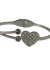 Esclava Corazón Plateada - Accesorios CM