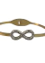 Esclava Infinito Dorada - Accesorios CM