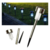 Estacas x2 de Acero Inoxidable con Luz Led y panel solar - ARAMA STORE
