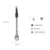 Bombilla Para Mate Stanley Spoon NEGRA - comprar online