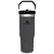 Botella Térmica Stanley Flip Straw Tumble 887 Ml - GRIS/NEGRO