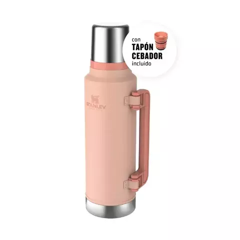 Termo Stanley ROSE QUARTZ Classic 1.4 Lts. Asa Plegable