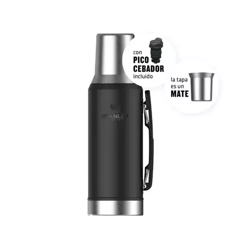 Termo Stanley 1.2lt Mate System NEGRO 2.0 - comprar online