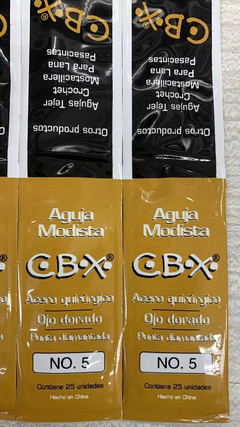 Aguja Ideal Para Bordar Con Hilo Mouline Num 5 Al 7