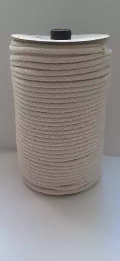 Cordón De Algodón Con Alma N°5 Crudo Rollo X 100 Metros - Don Dedal
