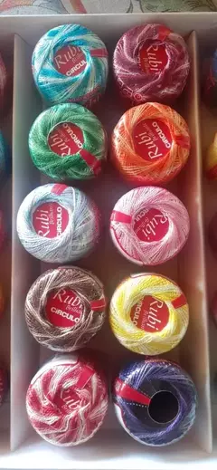 Hilo Para Bordar Rubi Matizados X 10 Unid. Colores Surtidos - comprar online