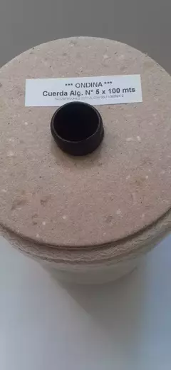 Cordón De Algodón Con Alma N°5 Crudo Rollo X 100 Metros en internet