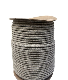 Cordon Algodon Premiun Jaspeado Gris y Crudo - comprar online