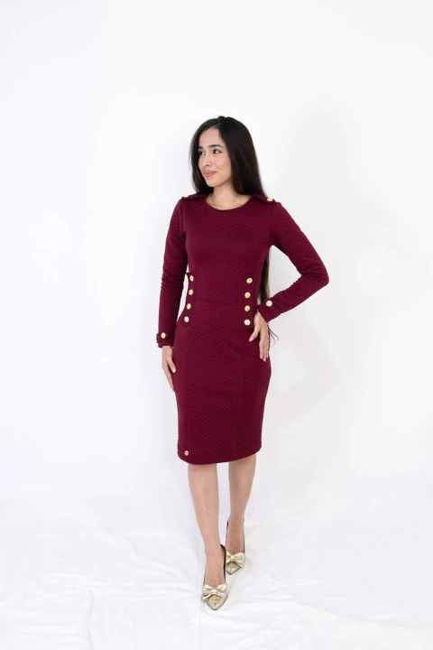 Vestido Cecília Marsala