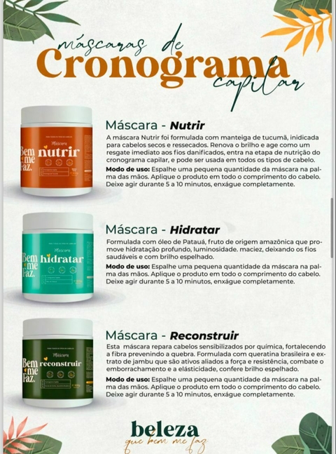 Cronograma, Bem me Faz
