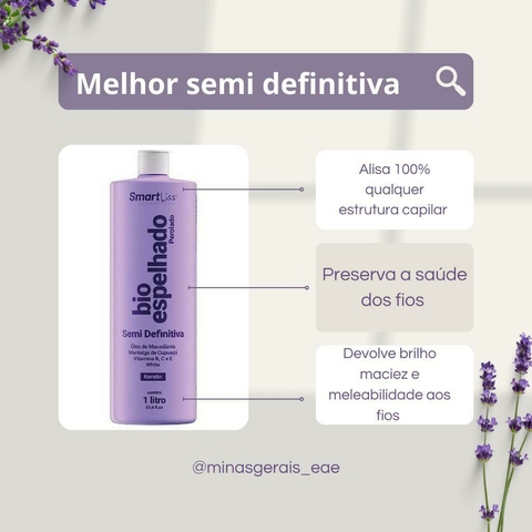 Semi definitiva BIO ESPELHADO - Smartliss