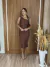 Vestido midi tecido prada - loja online