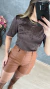 Blusa em tule aveludada Groovy - comprar online