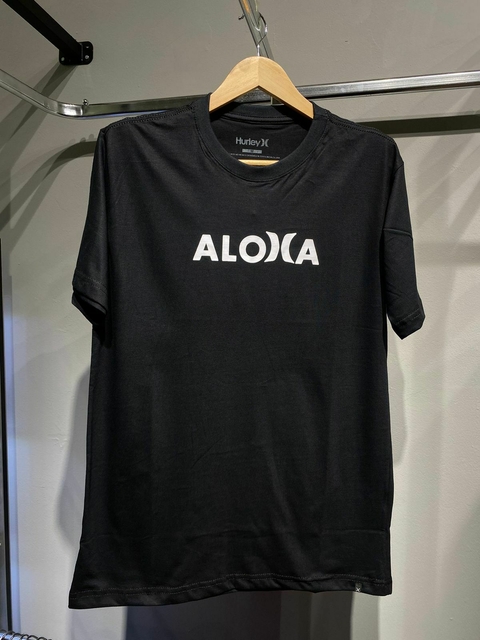 Camiseta Básica Aloha Preta