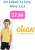 Kit 2 Elian 12 conjuntos Masc 1,2,3 - comprar online