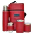 Equipo de mate ecocuero Bordo rojo