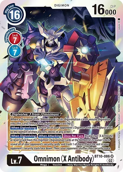 Omnimon (X Antibody) (BT10-086) - comprar online