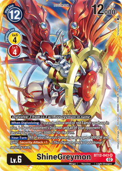 ShineGreymon (BT12-043) - comprar online