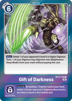 Gift of Darkness (BT13-109)