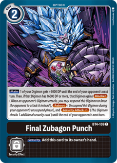 Final Zubagon Punch (BT4-109)