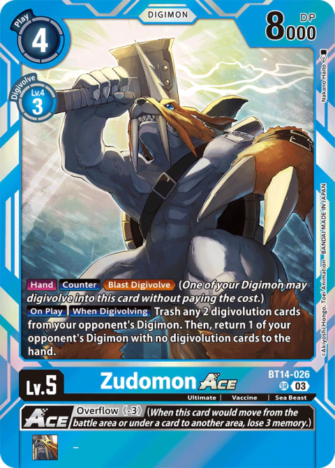 Zudomon ACE (BT14-026) - comprar online