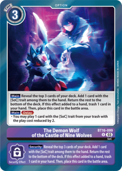 The Demon Wolf of the Castle of Nine Wolves (BT16-099)