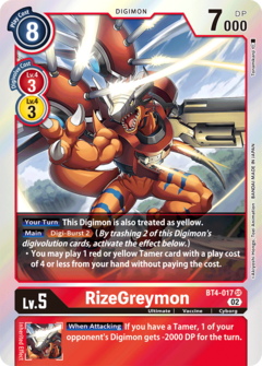 RizeGreymon (BT4-017)