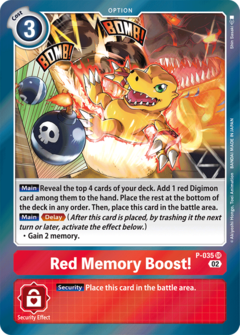 Red Memory Boost! (P-035)