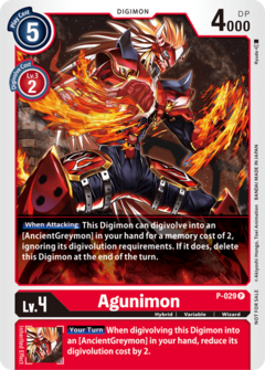 Agunimon - P-029 - Foil