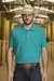 POL02 - POLO MASCULINA SELFF VERDE na internet