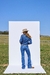 CJW02 - CAMISA JEANS FEMININA M L WESTERN LUCK