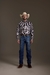 CS202 - CALÇA MASCULINA RELAXED MEDIUM BLUE - Selff Western