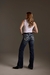 CBT05 - CALÇA FEMININA BOOT CUT STONE ROCK - comprar online