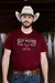 TSE28 - T-SHIRT MASCULINA SELFF PRINT PREMIUM VINHO - comprar online