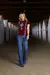TSW29 - T-SHIRT FEMININA SELFF PRINT NAVAJO VINHO - loja online
