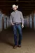 CLC03 - CAMISA M/L CLASSIC XADREZ AZUL