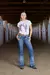TSW32 - T-SHIRT FEMININA SELFF PRINT COWGIRL BRANCO